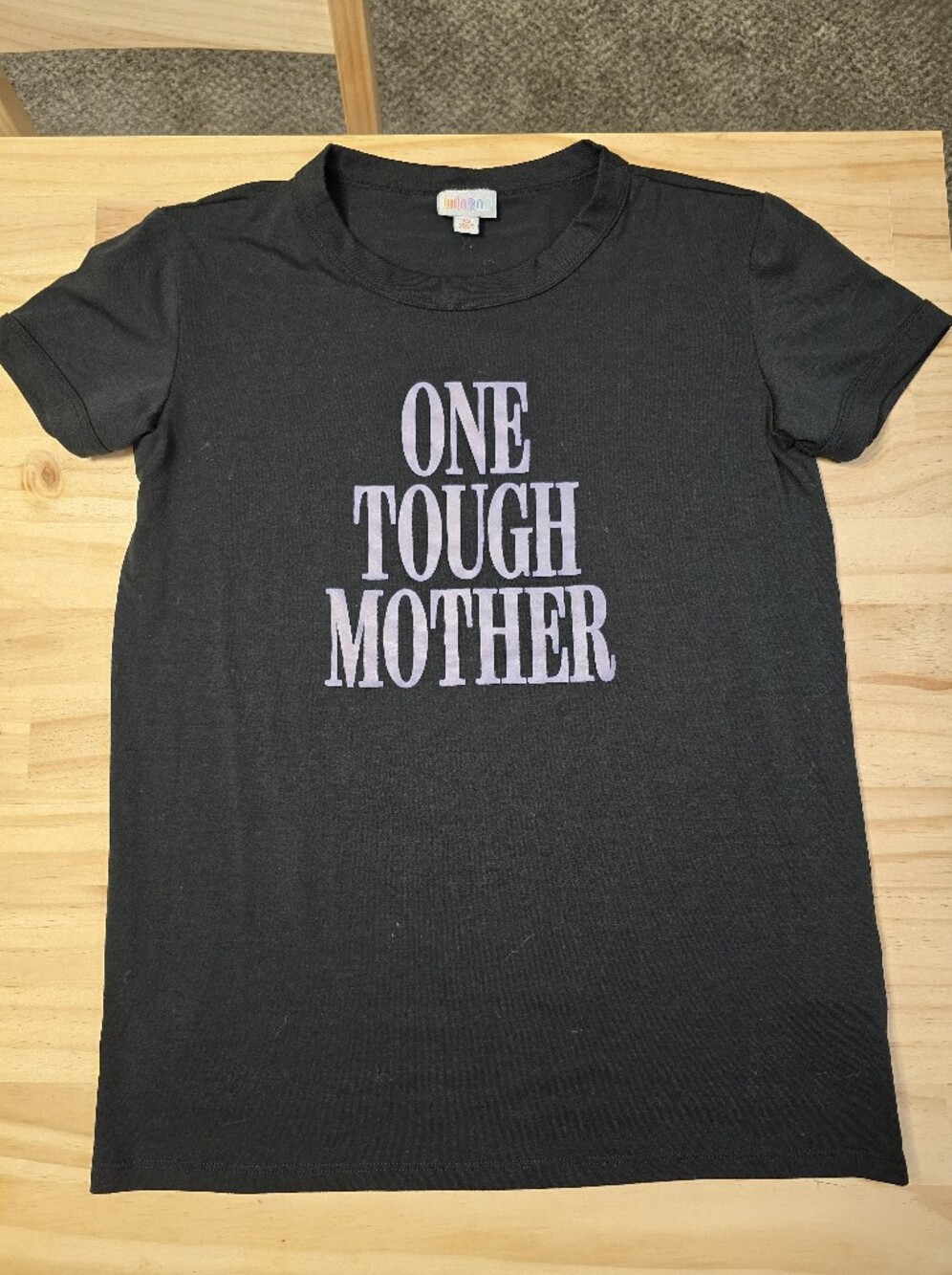 LuLaRoe Black Mother Graphic Tee